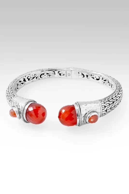 Fox motif bangles-Awakening Spirit Tip-to-Tip Bracelet™ in Carnelian