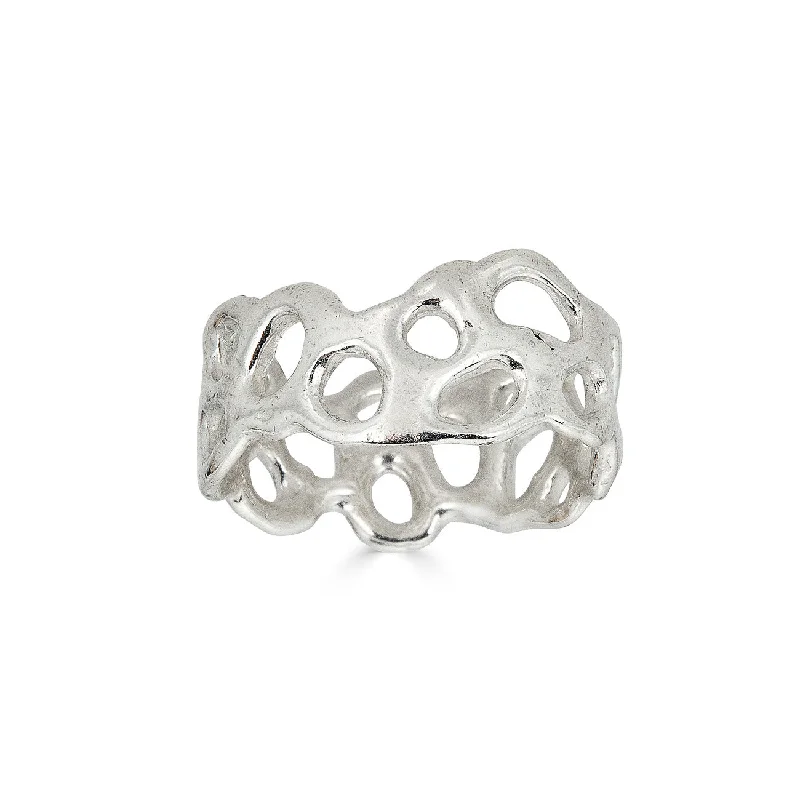 Morel Ring, Silver