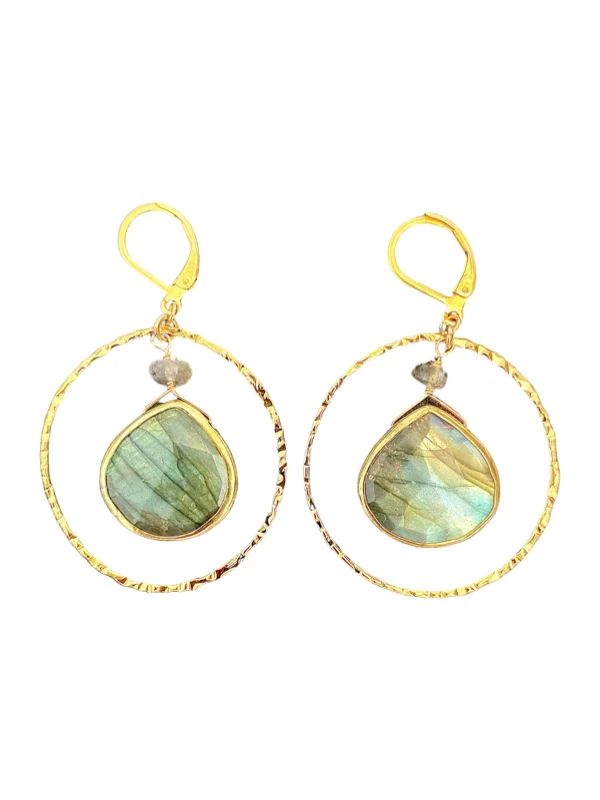 Topaz earrings-Nebula Lab Earrings