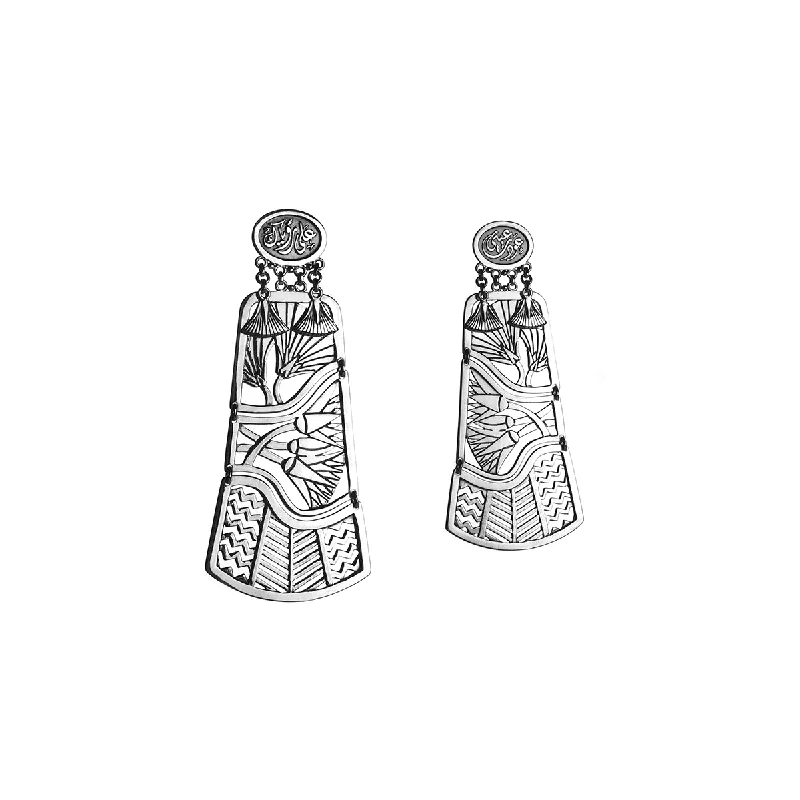 Spinel earrings-Tale of the Nile Earrings