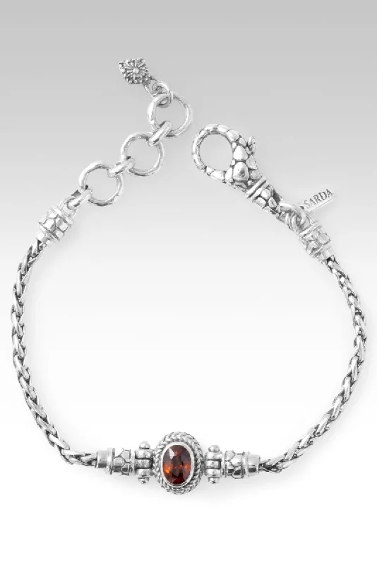 Light wood bangles-Ethereal Beauty Bracelet™ in Cognac Zircon