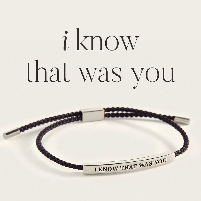 Oval gem bangles-I Know That Was You Inspire Bracelet