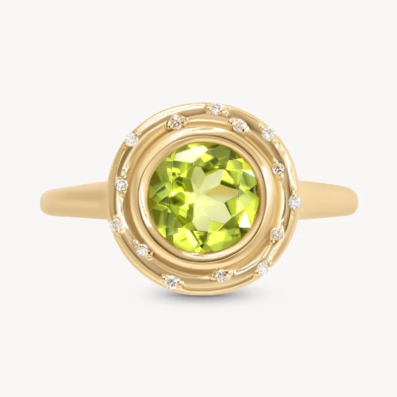 Peridot Spotlight Ring