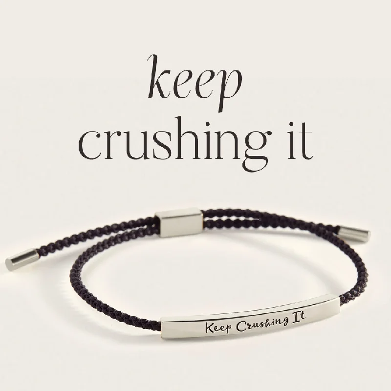 Dove feather bangles-Keep Crushing It Inspire Bracelet