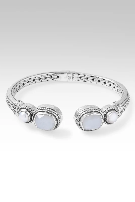 Ruby gem bangles-Always With You Tip-to-Tip Bracelet™ in White Moonstone