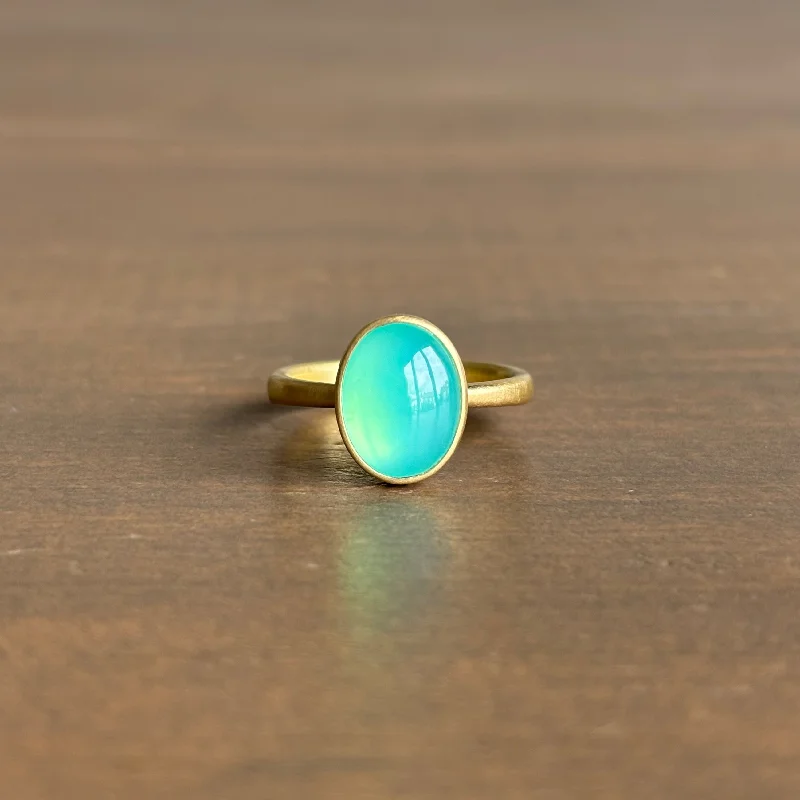 Peruvian Opal Oval Ring