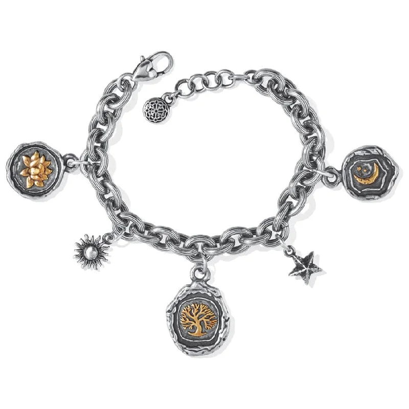 Tiny star bangles-Ferrara Virtue Charm Bracelet