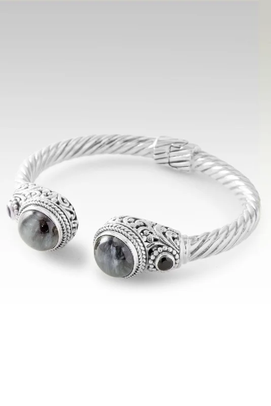 Layered chain bangles-Inner Grace Tip-to-Tip Bracelet™ in Eagle Eye