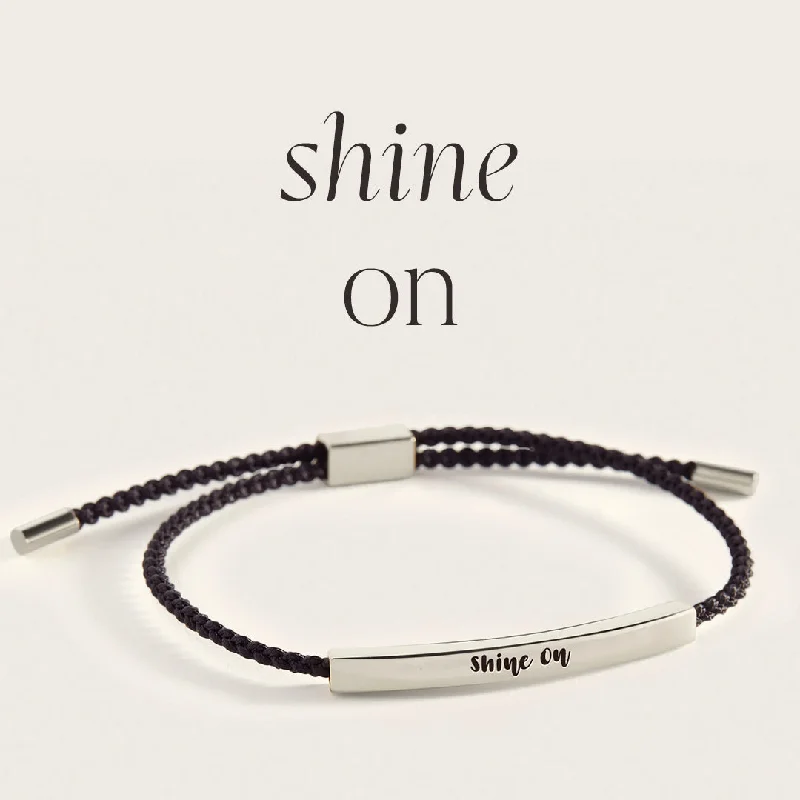 Oval shape bangles-Shine On Inspire Bracelet