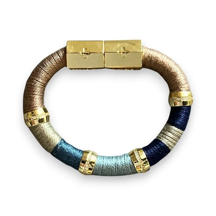 Layered chain bangles-HOLST + LEE - COLORBLOCK BRACELET