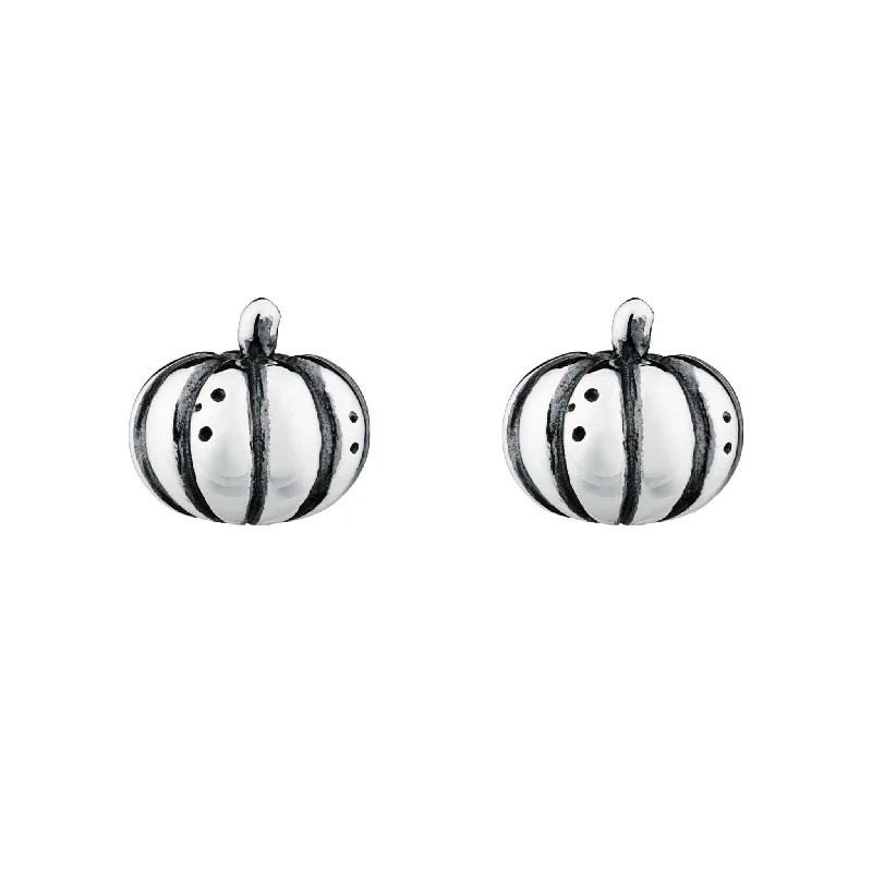 Topaz stone earrings-PUMPKIN PATCH - Sterling Silver Studs