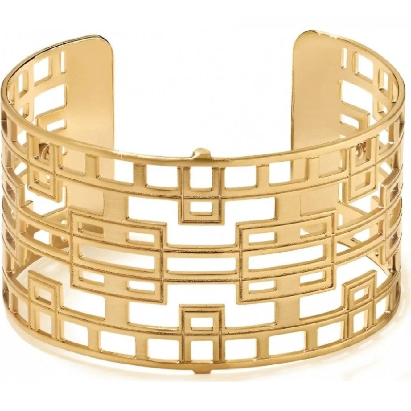 Radiant star bangles-Christo Lyon Wide Cuff Bracelet