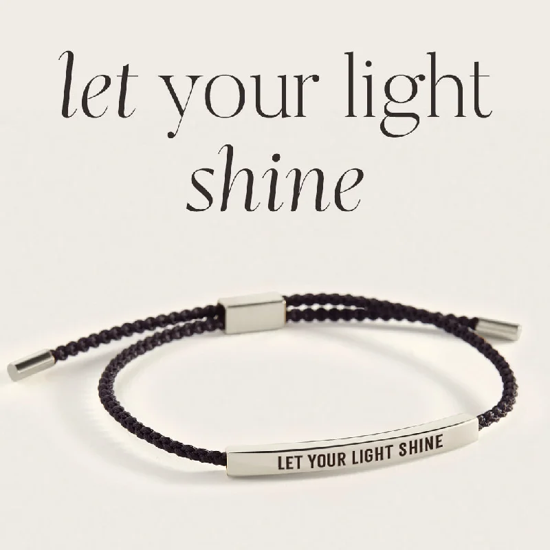 Swirl shape bangles-Let Your Light Shine Inspire Bracelet