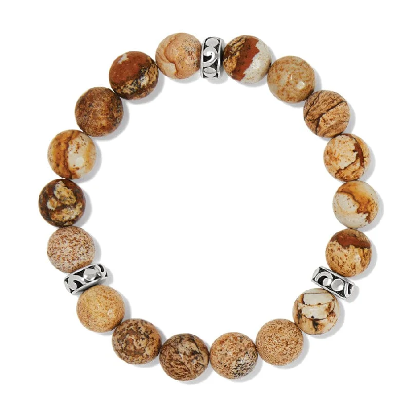 Bead charm bangles-Contempo Desert Sky Sand Stretch Bracelet