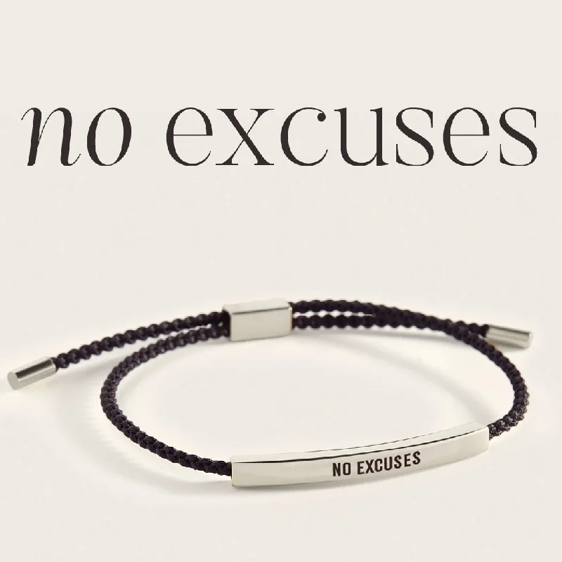 Sleek design bangles-No Excuses Inspire Bracelet