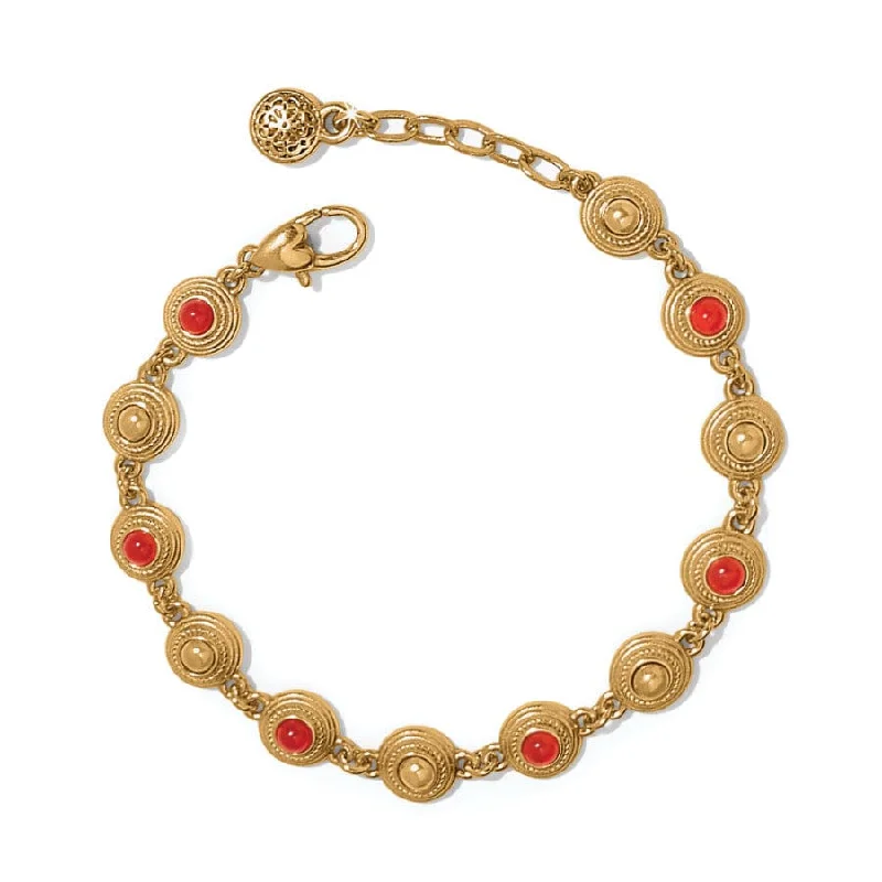 Vintage flair bangles-Venetian Gems Link Bracelet