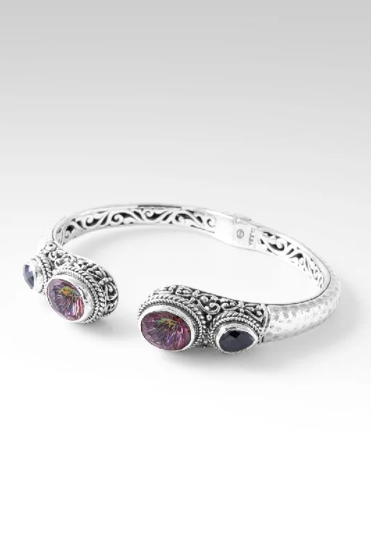 Whimsical bangles-Beautiful in Time Tip-to-Tip Bracelet™ in Hayward's Muse™ Mystic Quartz