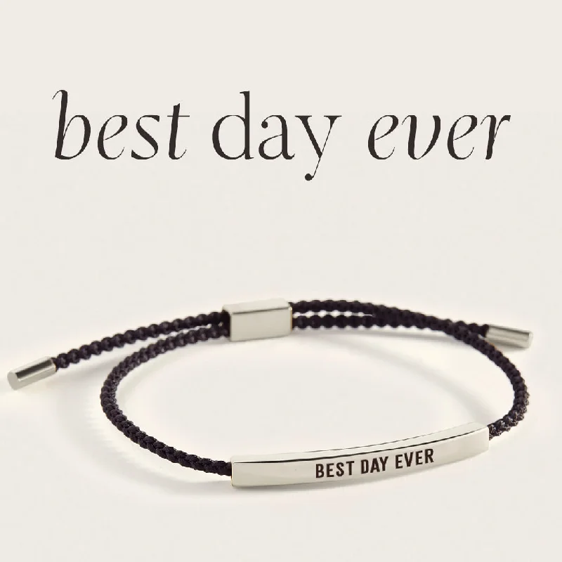 Tri-tone bangles-Best Day Ever Inspire Bracelet