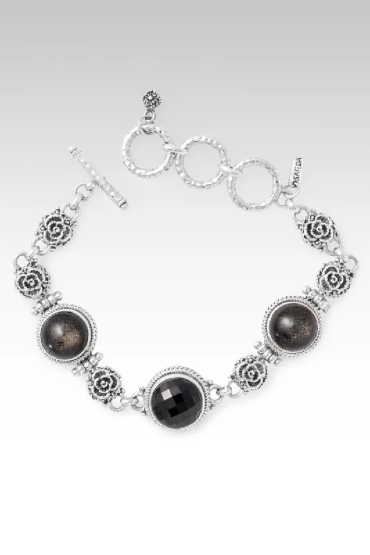 Oval shape bangles-Abound in Hope Bracelet™ in Black Spinel