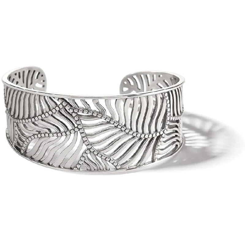 Subtle accent bangles-Palmetto Cuff Bracelet