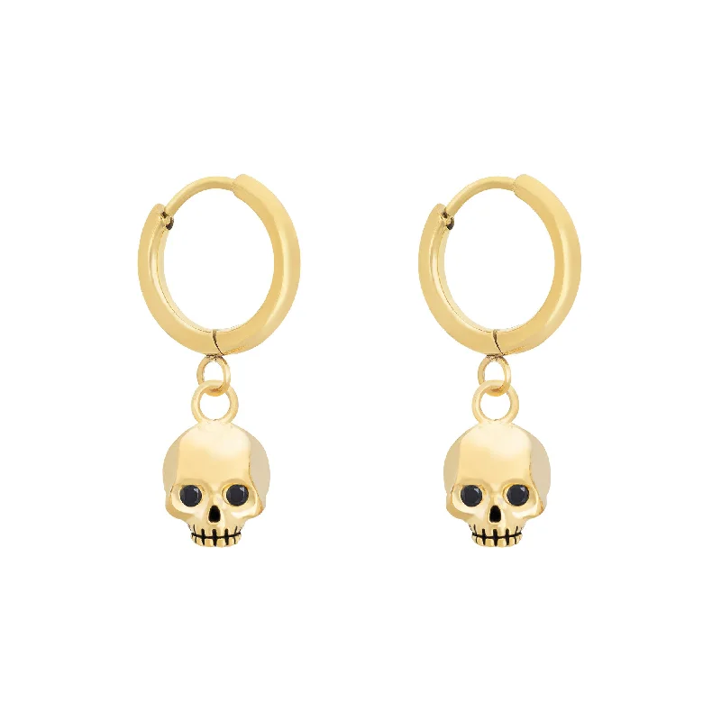 Vivid gem earrings-Undead Earrings