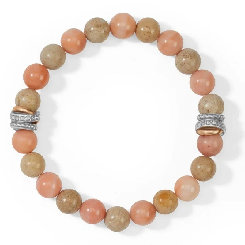 Pure link bangles-Neptune's Rings Blush Stretch Bracelet