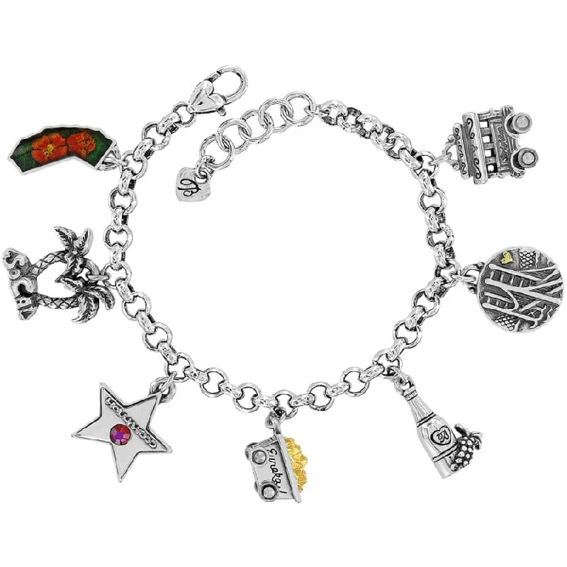 Pure link bangles-California State Charm Bracelet