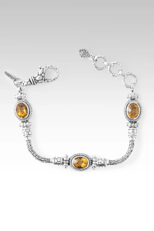 Ruby gem bangles-Everlasting Joy Bracelet™ in Citrine