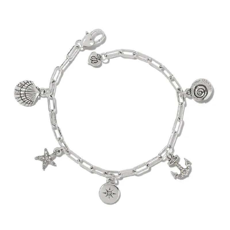 Oval shape bangles-Voyage Mini Charm Bracelet