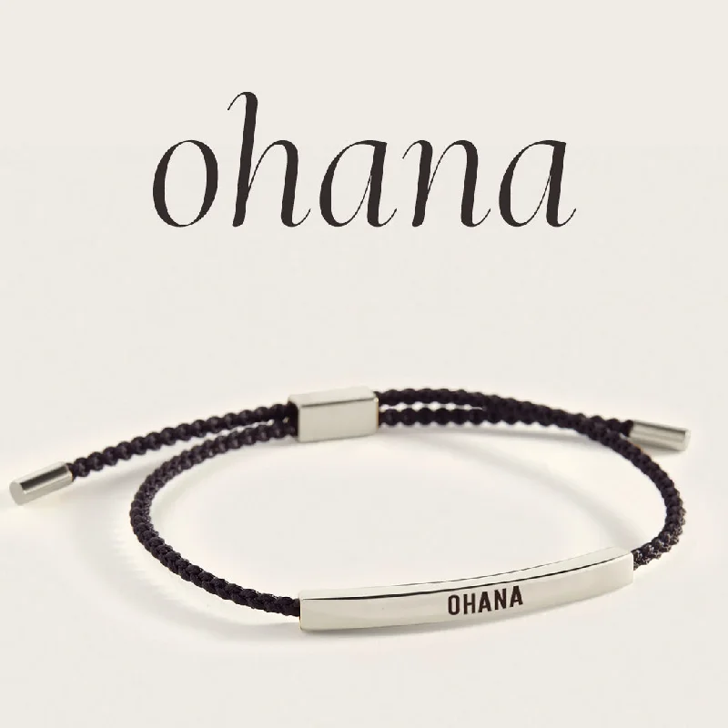 Wide cuff bangles-Ohana Inspire Bracelet