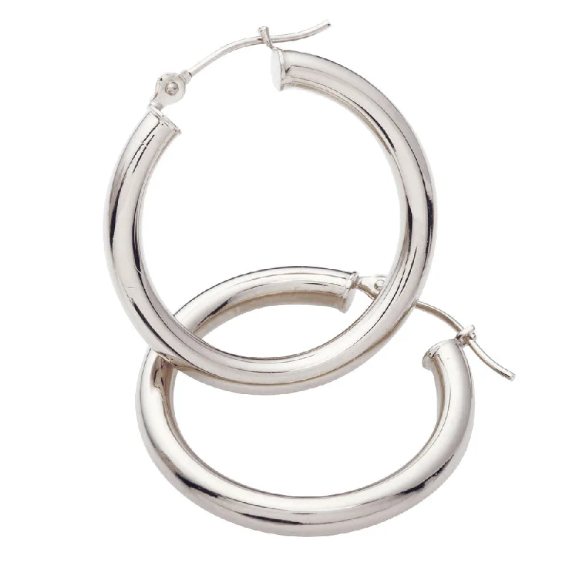 Tiny wing earrings-14k White Gold Hoop Earring Collection