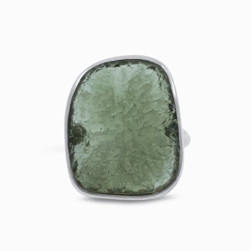 Moldavite Ring