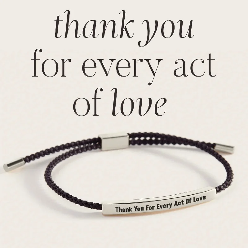 Tiny star bangles-Thank You For Every Act Of Love Inspire Bracelet