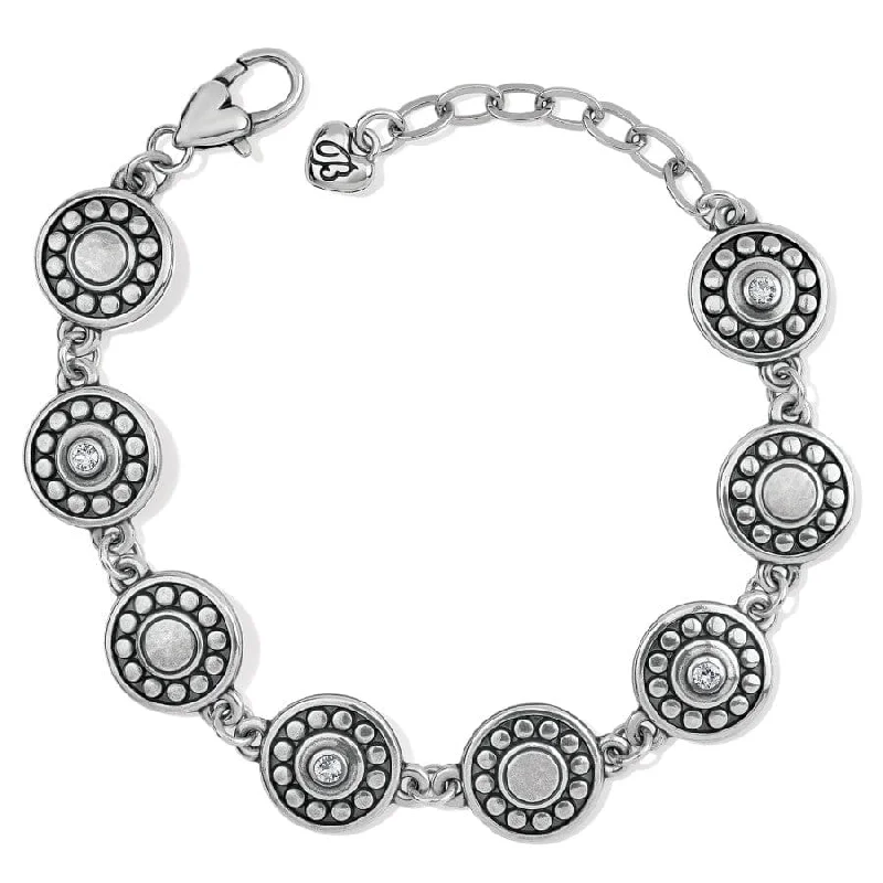 Crystal-twisted bangles-Pebble Dot Medali Bracelet