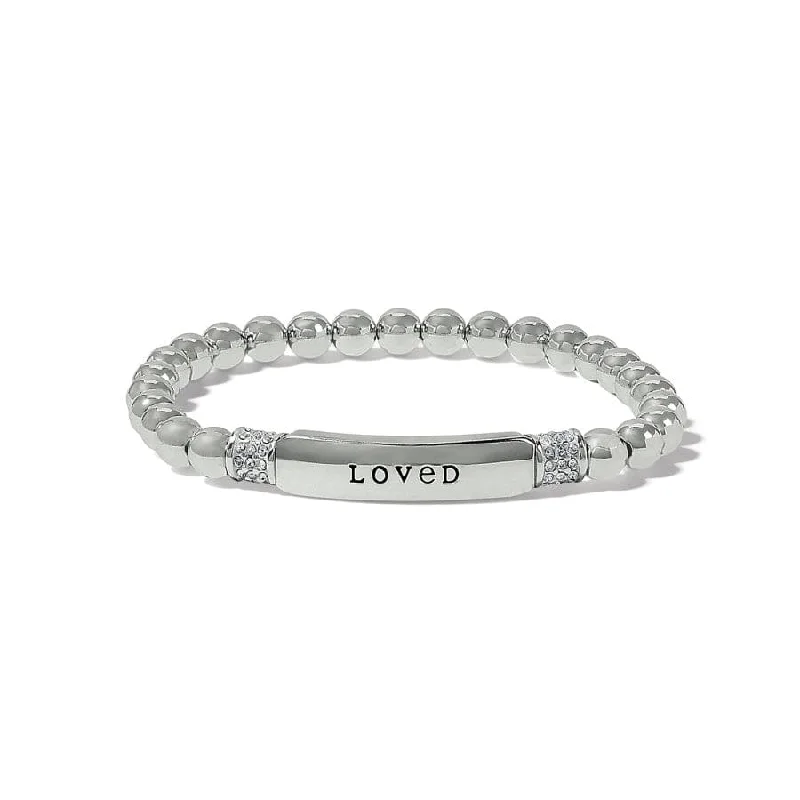 Dove feather bangles-Meridian Love Petite Stretch Bracelet