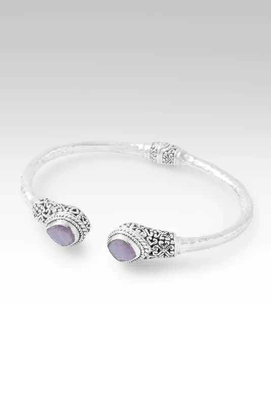 Flex cord bangles-Delightful Days Tip-to-Tip Bracelet™ in Ruby Mother of Pearl Quartz Triplet