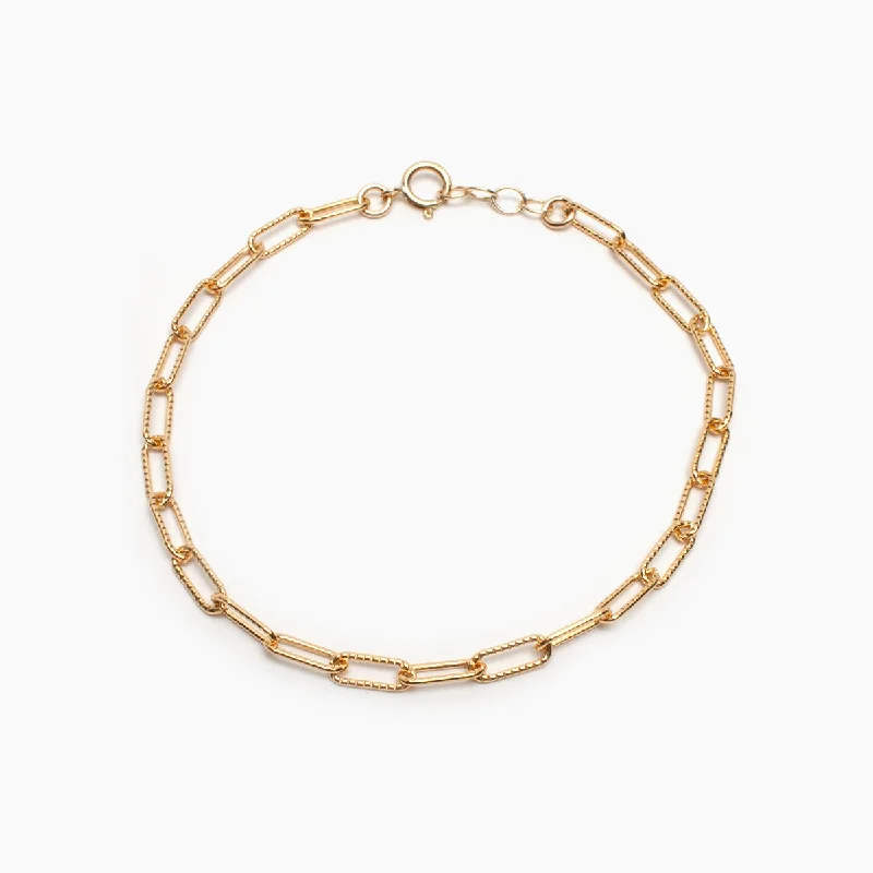 Oval gem bangles-Carmen Chain Bracelet