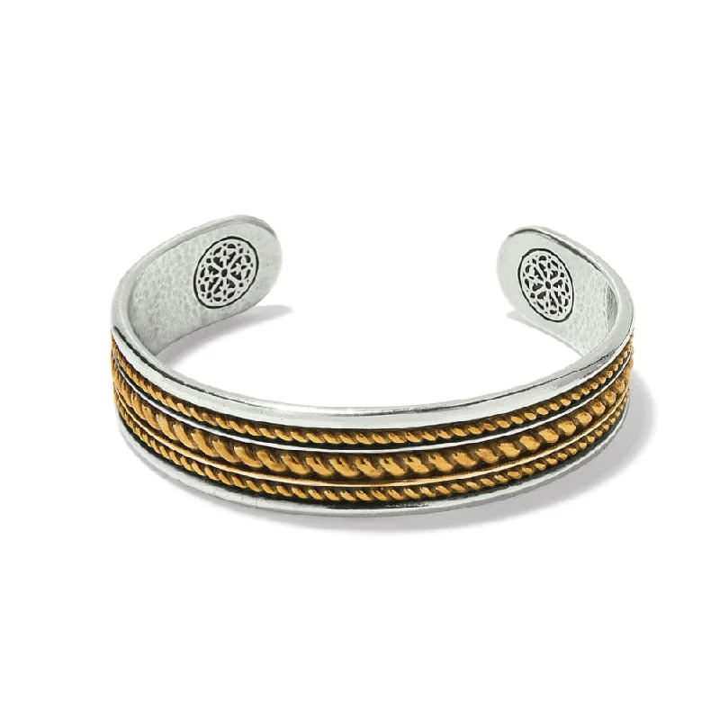 Java tile bangles-Monete Narrow Cuff Bracelet