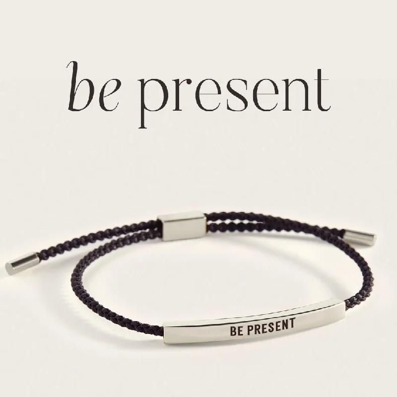 Fluid art bangles-Be Present Inspire Bracelet