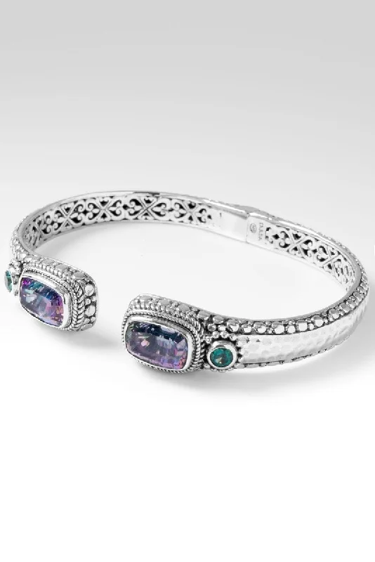 Crystal-twisted bangles-Glorious Day Tip-to-Tip Bracelet™ in Dragon Wings™ Mystic Quartz