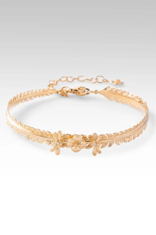 Gem strand bangles-Changes Within Bracelet™ in White Zircon