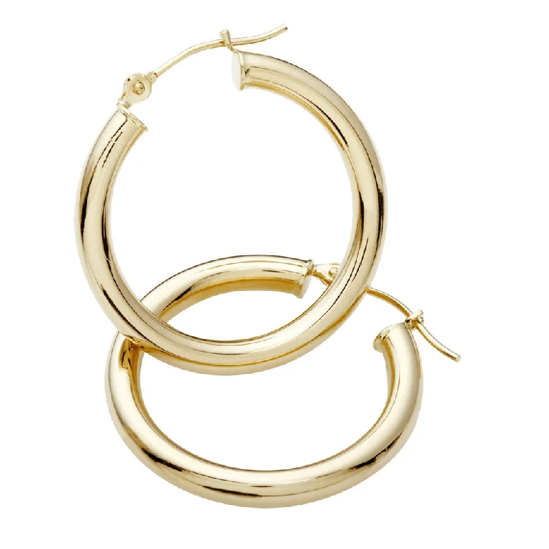 Astro charm earrings-14k Yellow Gold Hoop Earring Collection