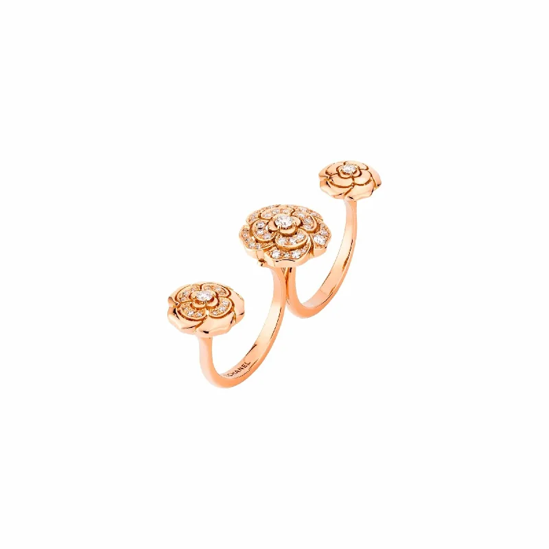 Retro style engagement rings-Extrait de Camélia Transformable Ring