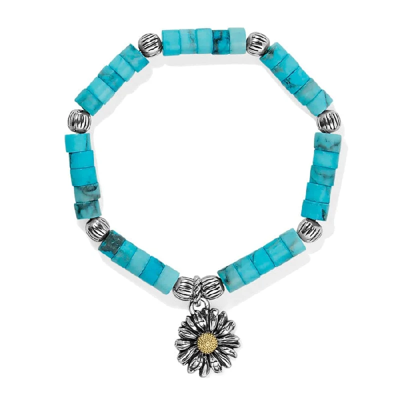 Hand-polished bangles-Daisy Dee Turquoise Bracelet