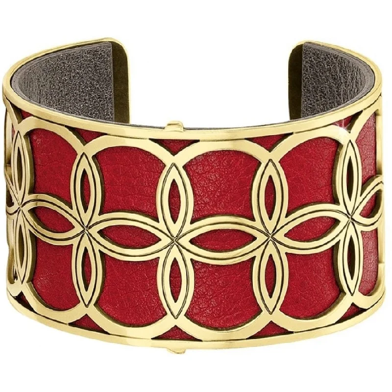 Vibrant enamel bangles-Christo NYC Wide Cuff Bracelet Set