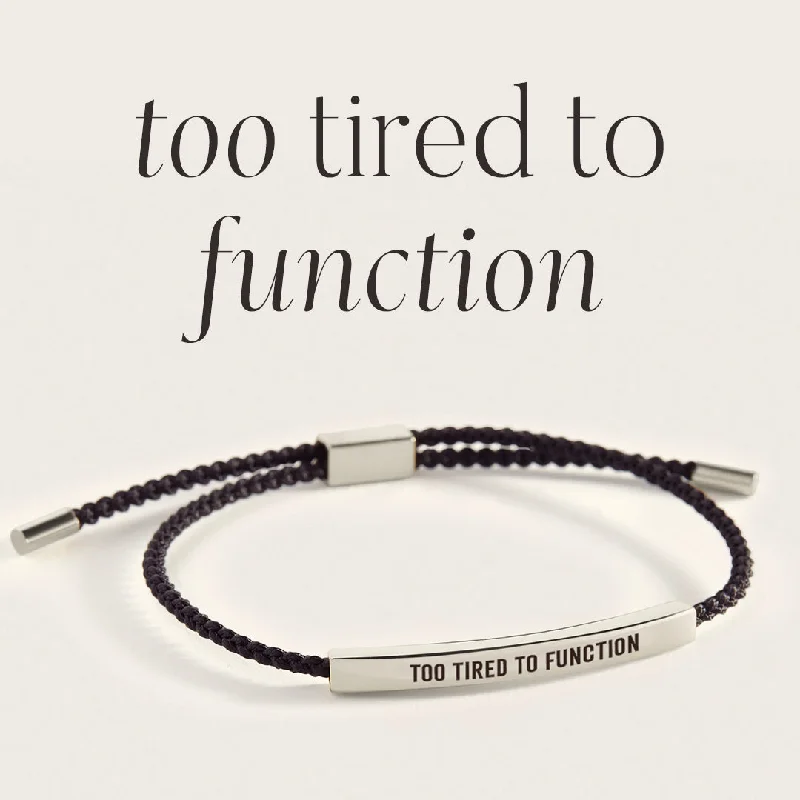 Radiant star bangles-Too Tired to Function Inspire Bracelet