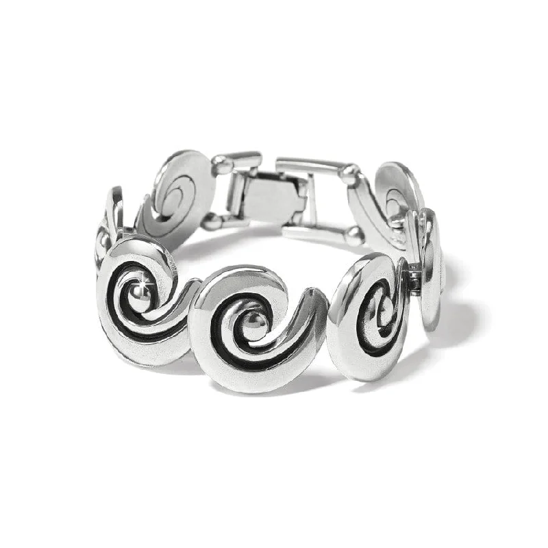 Layered chain bangles-Contempo Moda Swirl Bracelet