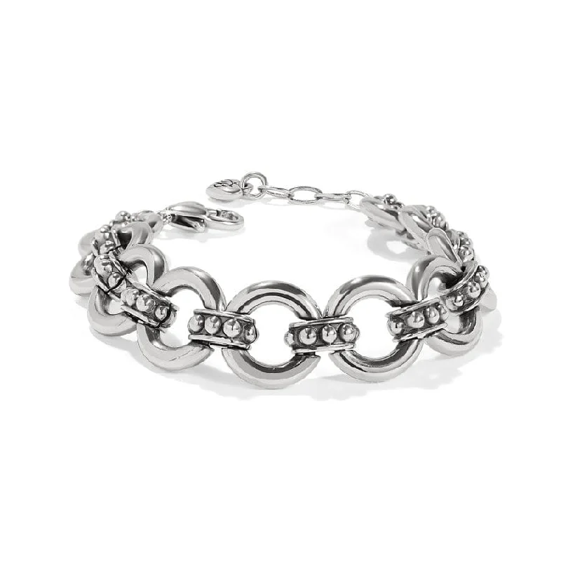 Loop charm bangles-Pretty Tough Stud Link Bracelet