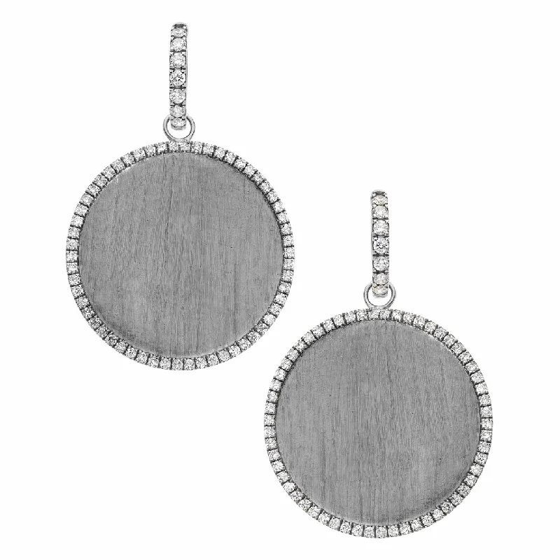 Playful pair earrings-Bella Ear Drops Silver