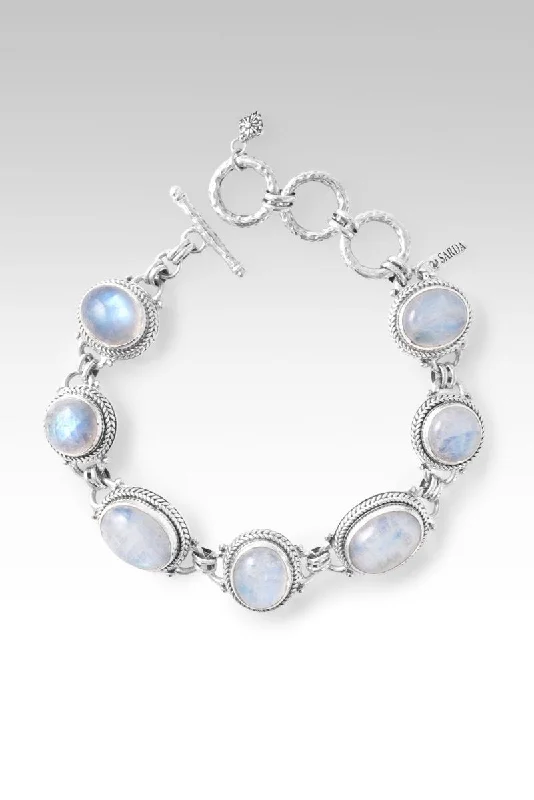 Gem stack bangles-Choose Serenity Bracelet™ in Rainbow Moonstone